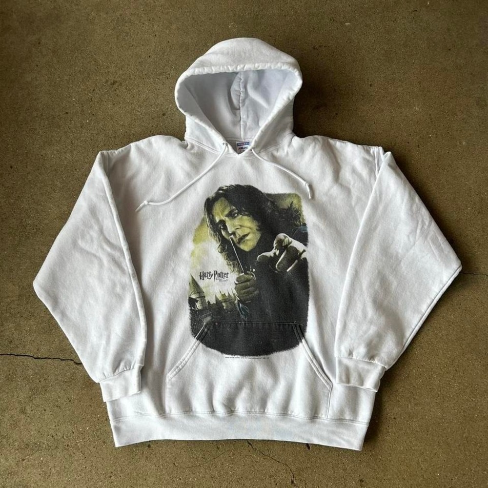 Vintage Harry Potter and the deathly hallows movie promo graphic hoodie